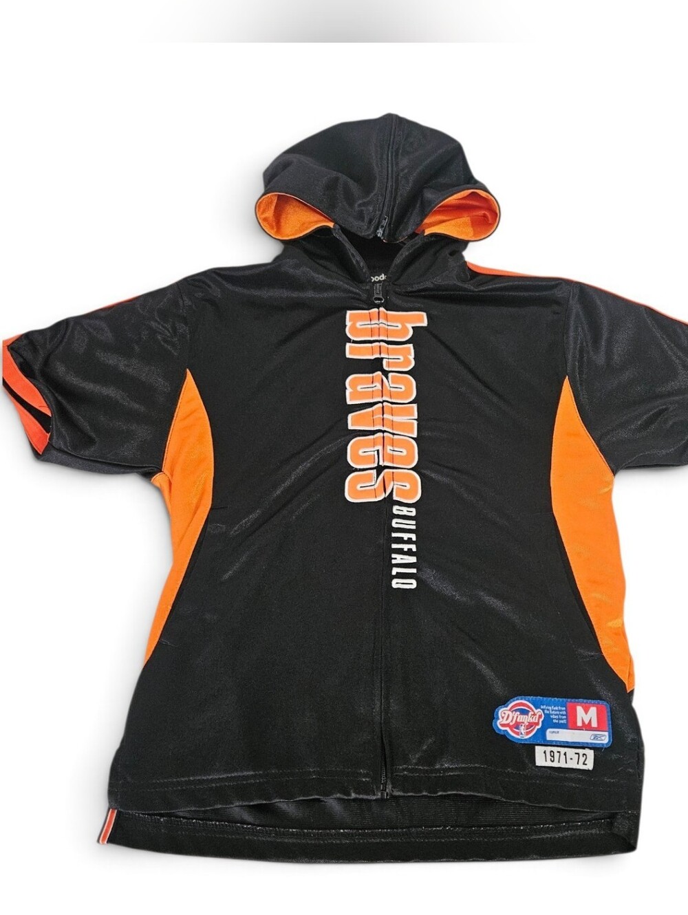Rare *Vintage* Hardwood Classics NBA Buffalo Braves 1971-72 Full Zipper w/ Hood